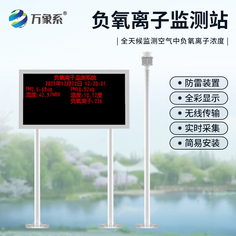 大氣負氧離子監測站g