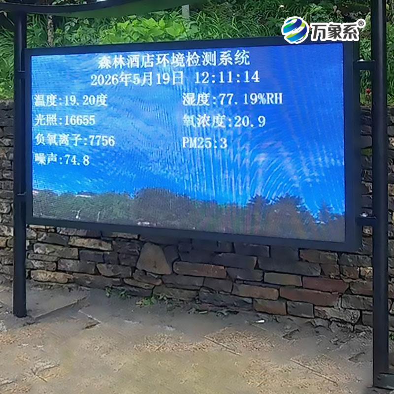 彩屏負氧離子監測站