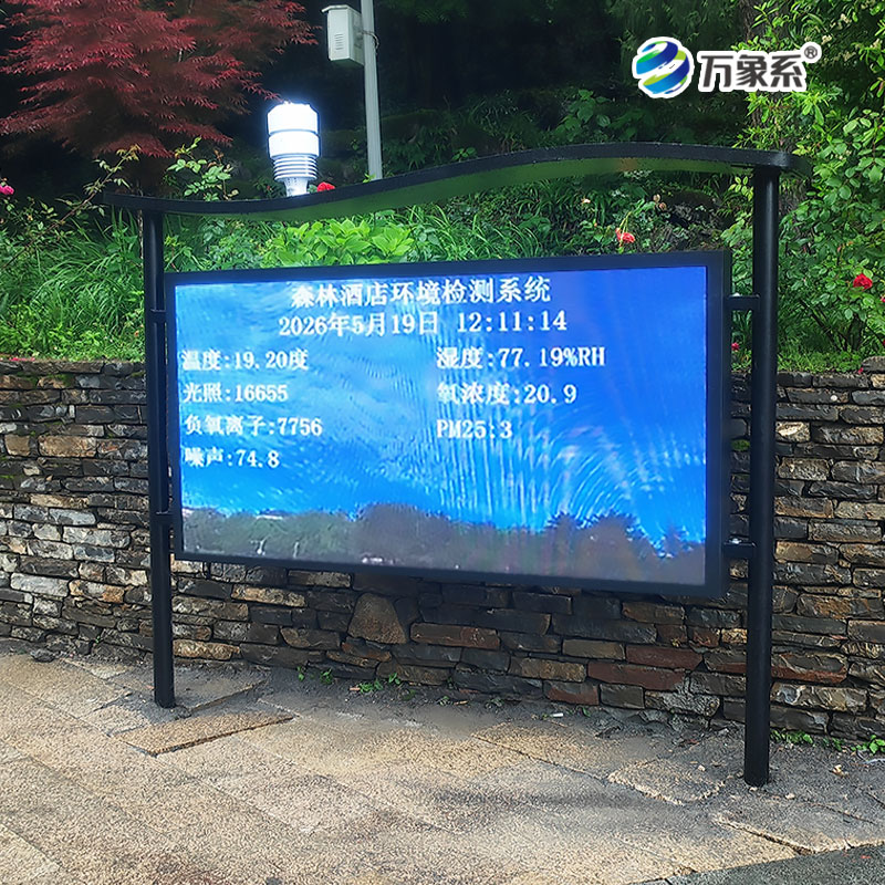 彩屏負氧離子監測站
